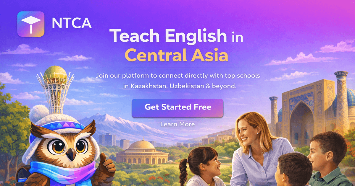 NTCA - NexTeach Central Asia | Connect Qualified Teachers with Schools